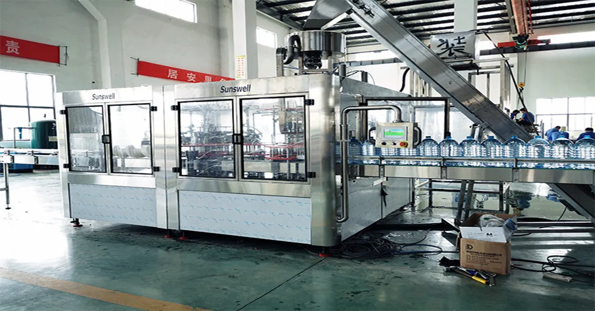 water purification and bottling machine