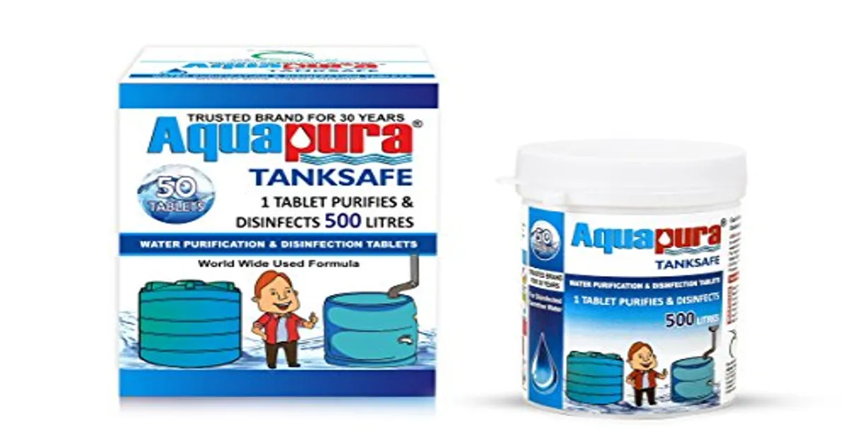 aquapura water purifier tablets