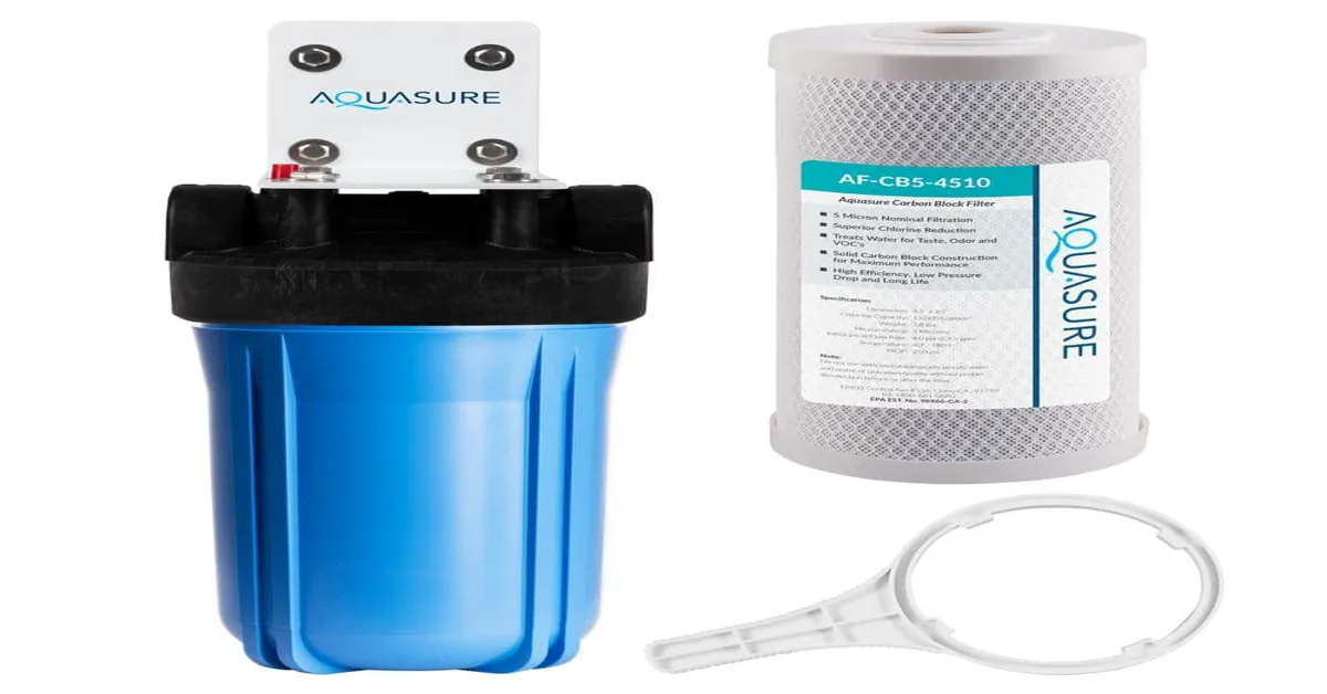 aquasure whole house water filter