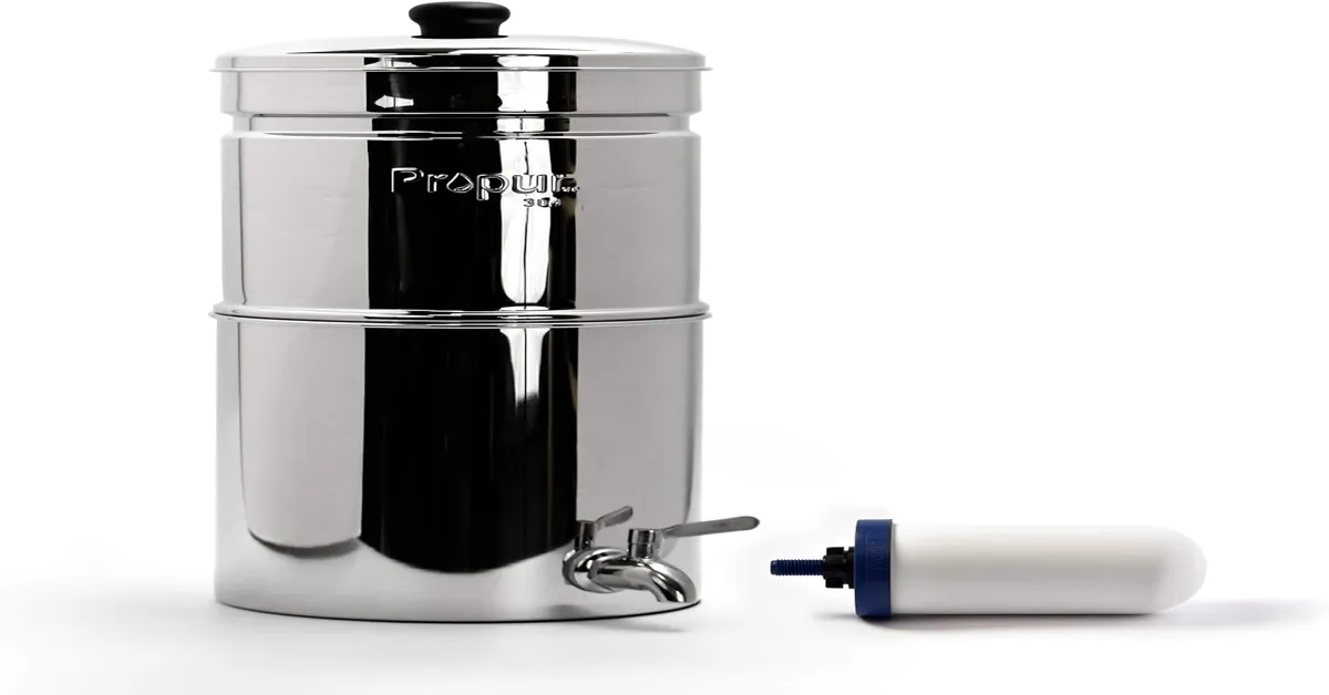 gravity water filter for home