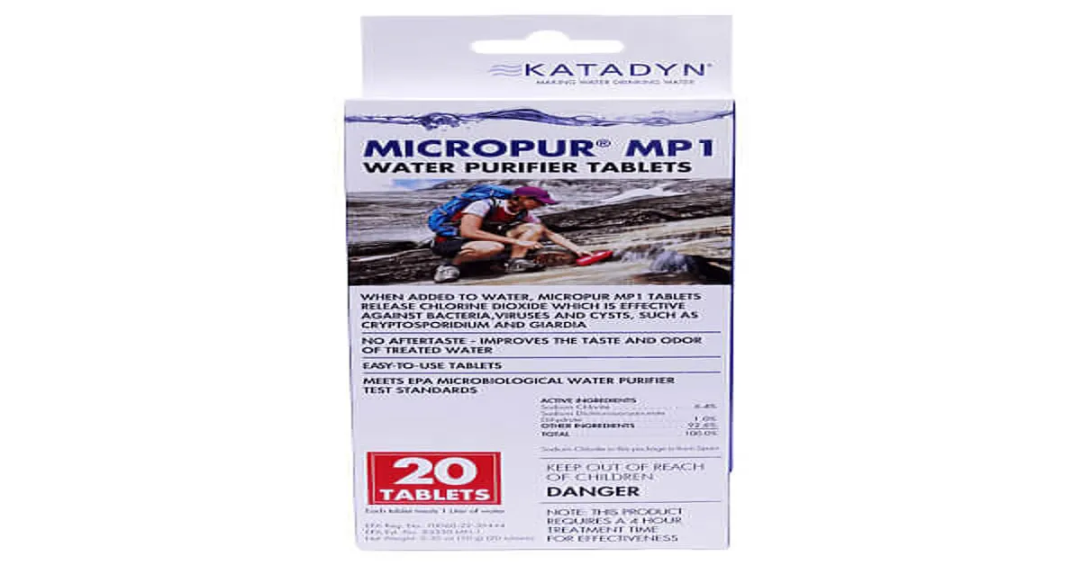 micropur mp1 water purifier tablets
