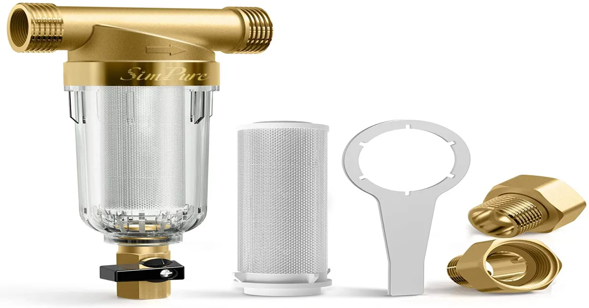 reusable whole house water filter