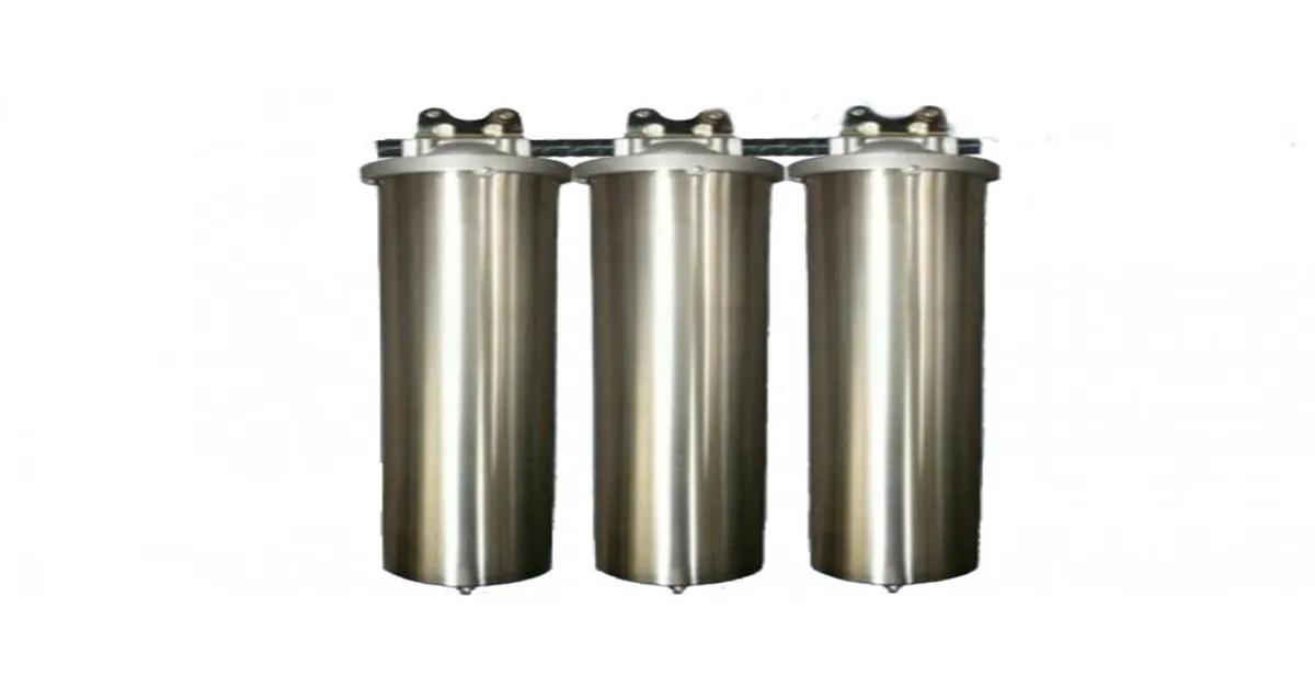 stainless steel whole house water filter