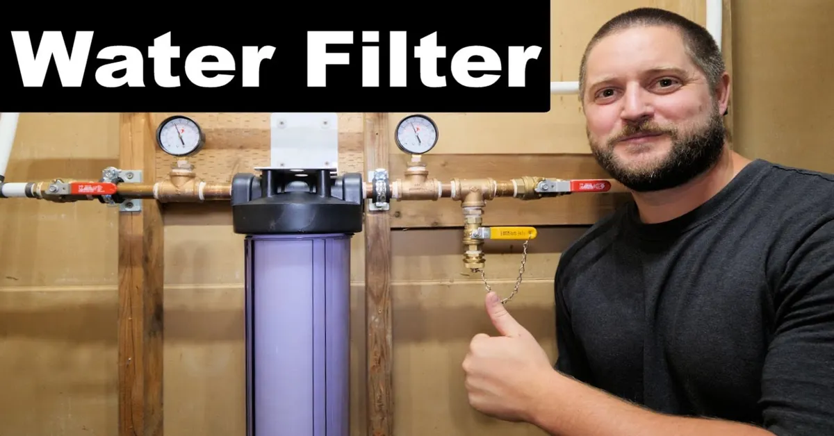 whole house filter installation