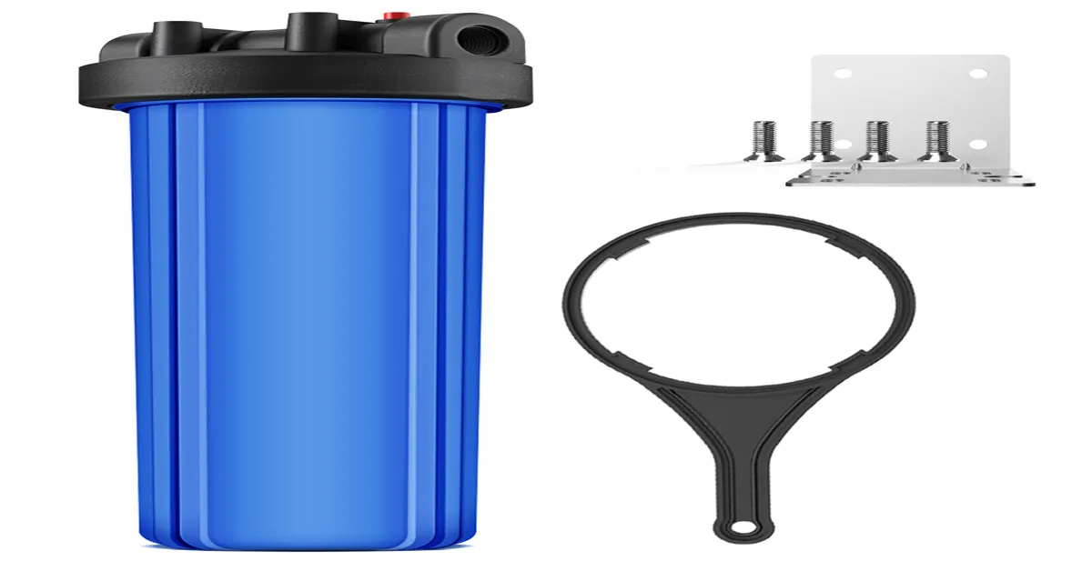 blue whole house water filter