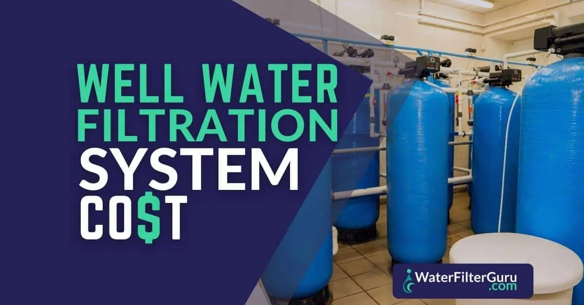 how much does a water filter system cost uk
