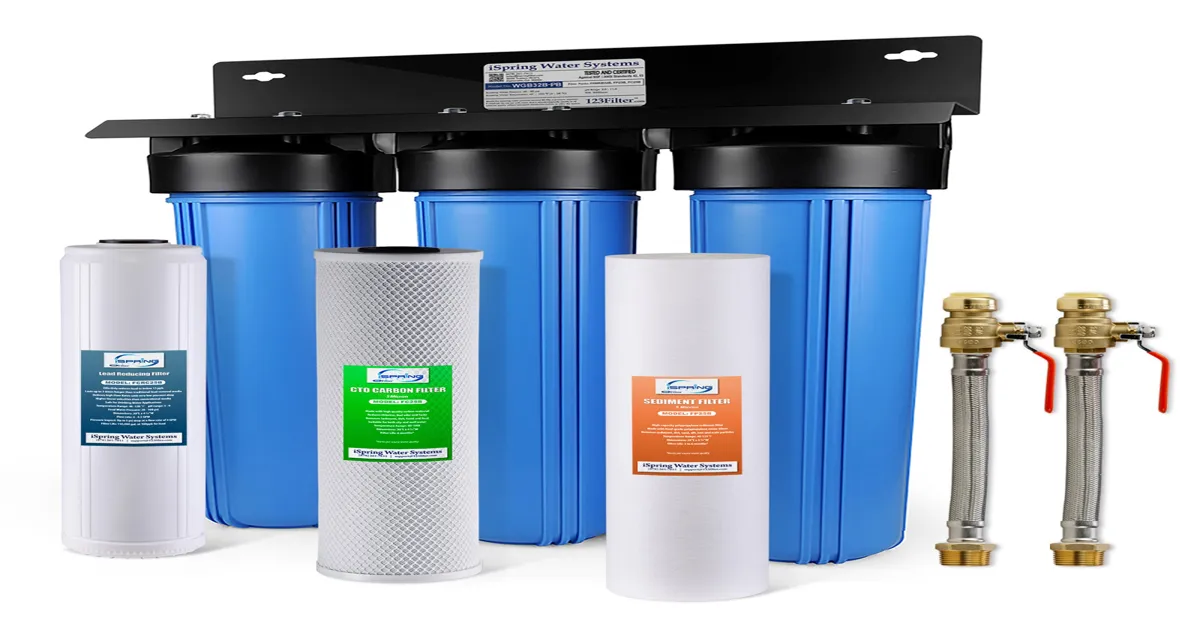 ispring whole house water filtration system