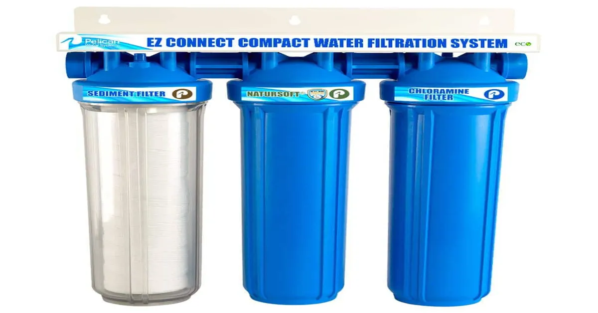 pelican water filter and softener