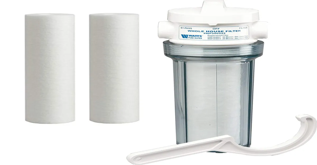 watts pure water whole house filter