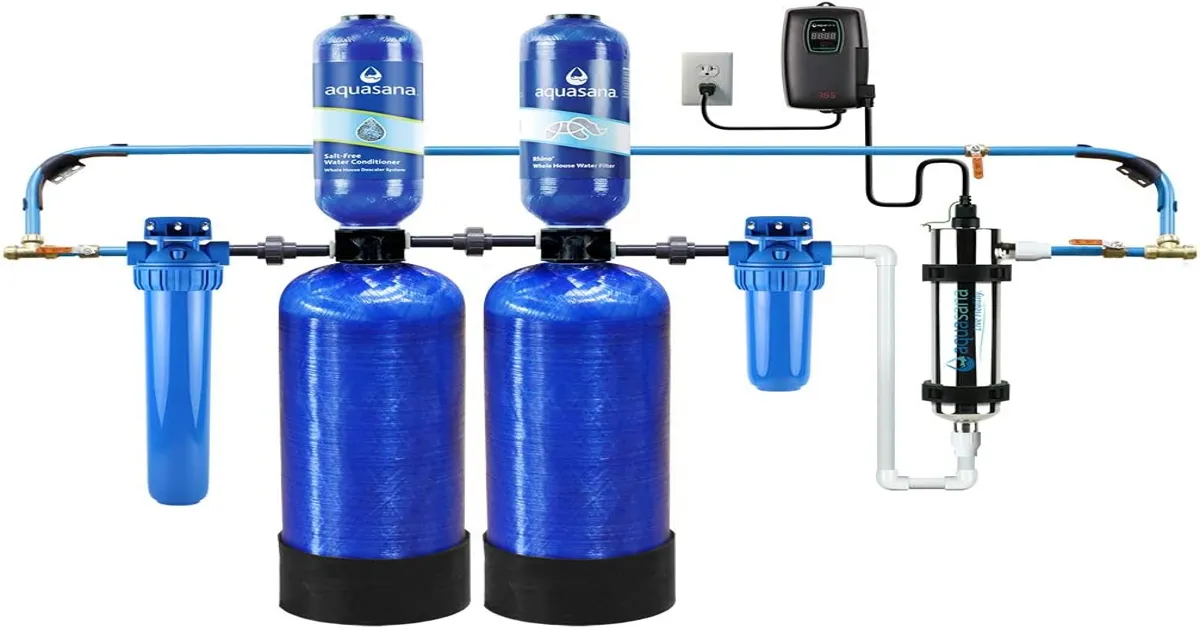 whole house iron sulfur water filter